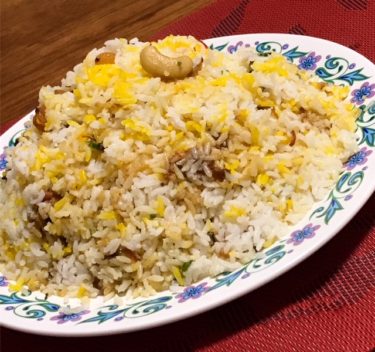 【インド料理レシピ】ケララ風チキン・ビリヤニ